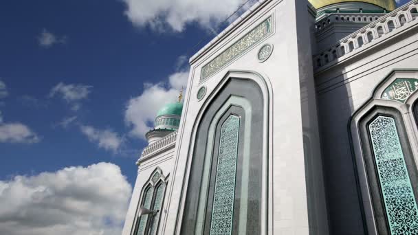 Moscow Cathedral Mosque, Russia — Stock Video