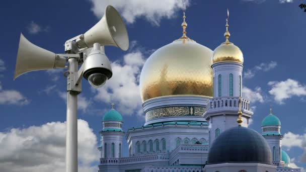 Mezquita Catedral de Moscú, Rusia — Vídeo de stock