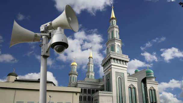 Mezquita Catedral de Moscú, Rusia — Vídeo de stock