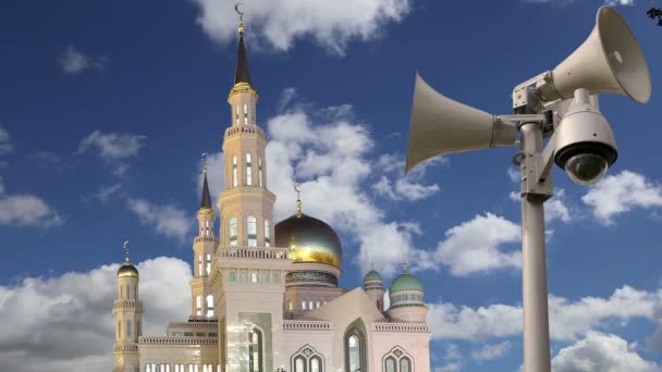 Moscow Cathedral Mosque, Russia — Stock Video