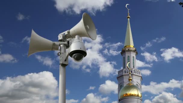 Moszkva-székesegyház Mosque, Oroszország — Stock videók