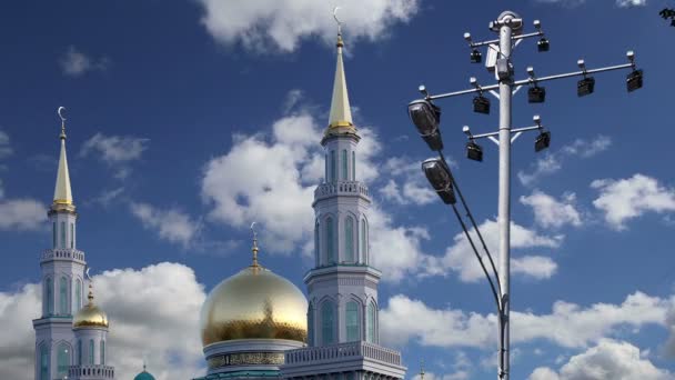 Moscow Cathedral Mosque, Russia — Stock Video