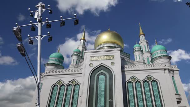 Moskauer Kathedrale Moschee, Russland — Stockvideo