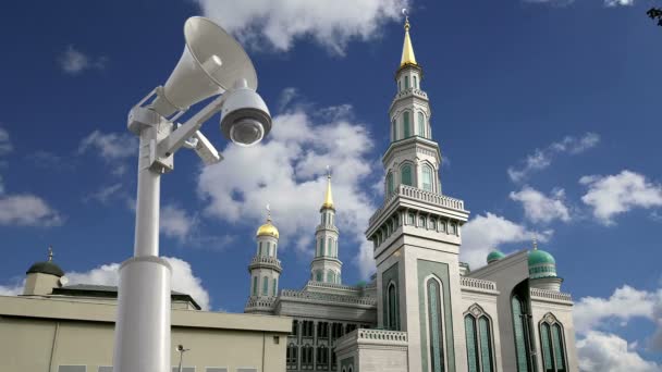 Moscow Cathedral Mosque, Russia — Stock Video