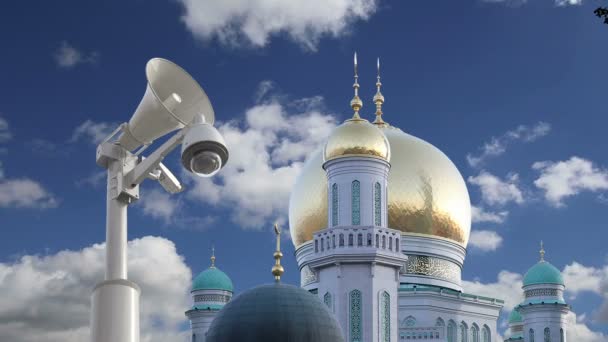 Московская соборная мечеть — стоковое видео