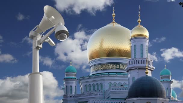 Masjid Katedral Moskow, Rusia — Stok Video