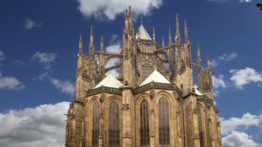 St. Vitus Katedrali (Roma Katolik Katedrali) Prag Kalesi ve Hradcany, Çek Cumhuriyeti 