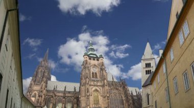 St. Vitus Katedrali (Roma Katolik Katedrali) Prag Kalesi ve Hradcany, Çek Cumhuriyeti 
