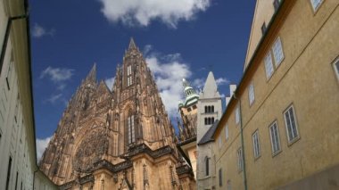 St. Vitus Katedrali (Roma Katolik Katedrali) Prag Kalesi ve Hradcany, Çek Cumhuriyeti 