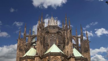 St. Vitus Katedrali (Roma Katolik Katedrali) Prag Kalesi ve Hradcany, Çek Cumhuriyeti 