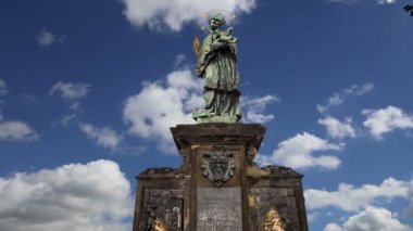 heykel charles Köprüsü'nde Prag, Çek Cumhuriyeti 