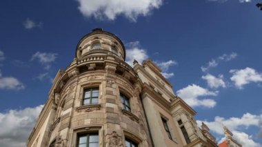 Binanın tarihi merkezi, Dresden (simge), Almanya  