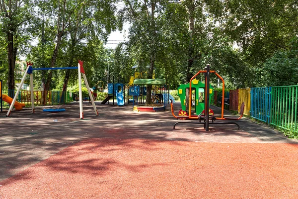 Nuevo Parque Infantil Moscú Rusia —  Fotos de Stock