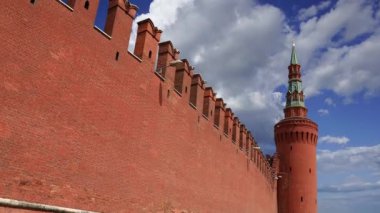 Moskova Kremlin hareket eden bulutlara karşı, Rusya