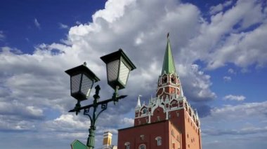 Moskova Kremlin hareket eden bulutlara karşı, Rusya