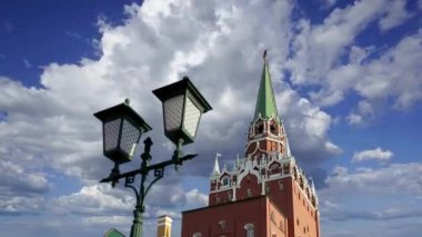 Moskova Kremlin hareket eden bulutlara karşı, Rusya