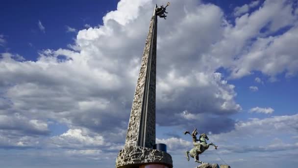 Moscou Russie Juillet 2020 Mémorial Guerre Dans Parc Victoire Sur — Video