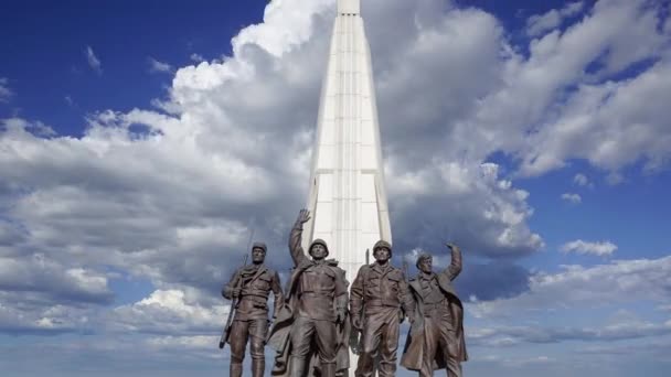 Moscow Rússia Julho 2020 Monumento Aos Heróis Primeira Guerra Mundial — Vídeo de Stock