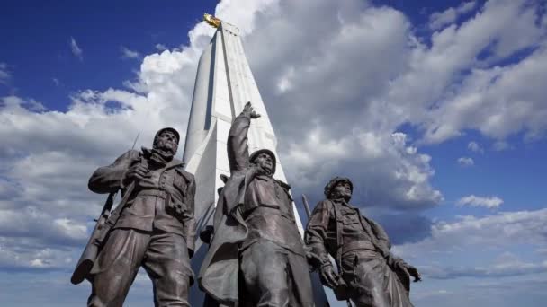 Moscow Russie Juli 2020 Monument Voor Helden Eerste Wereldoorlog Victory — Stockvideo