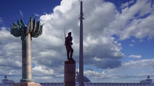 Moscow Rússia Julho 2020 Memorial Guerra Victory Park Poklonnaya Hill — Vídeo de Stock