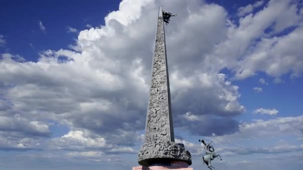 Moscou Russie Juillet 2020 Mémorial Guerre Dans Parc Victoire Sur — Video