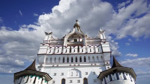 Κρεμλίνο Στο Izmaylovo Ενάντια Στα Κινούμενα Σύννεφα Μόσχα Ρωσία Μοναδικό — Αρχείο Βίντεο