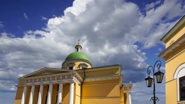 Danilov Kloster Även Svyato Danilov Kloster Eller Holy Danilov Kloster — Stockvideo