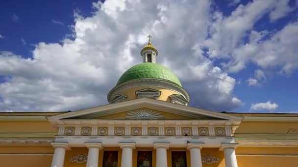 Danilov Kloster Även Svyato Danilov Kloster Eller Holy Danilov Kloster — Stockvideo