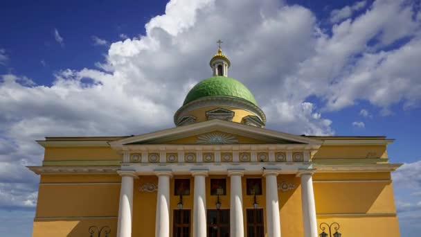 达尼洛夫修道院 Danilov Monastery 也叫斯维亚托 达尼洛夫修道院 Svyato Danilov Monastery 始建于13世纪末 俄罗斯 — 图库视频影像