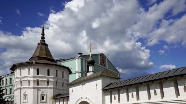 Mosteiro Danilov Também Mosteiro Svyato Danilov Mosteiro Santo Danilov Que — Vídeo de Stock
