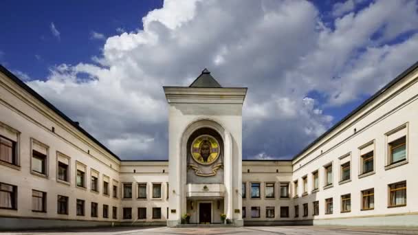 Residencia Del Patriarca Moscú Toda Rusia Monasterio Danilov Monasterio Svyato — Vídeo de stock