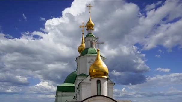 Danilov Kloster Også Svyato Danilov Kloster Eller Holy Danilov Kloster – Stock-video