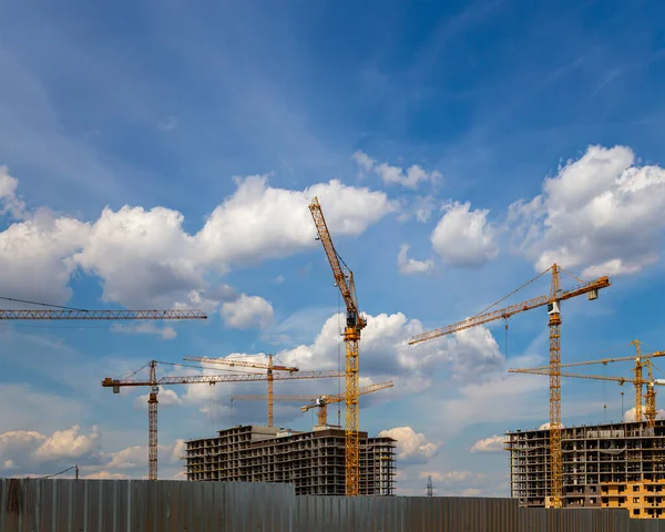 Blick Auf Die Baustelle Industrieimage Moskau Russland — Stockfoto