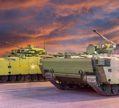 Rus modern silahları gece gökyüzüne ve Rusya 'ya karşı