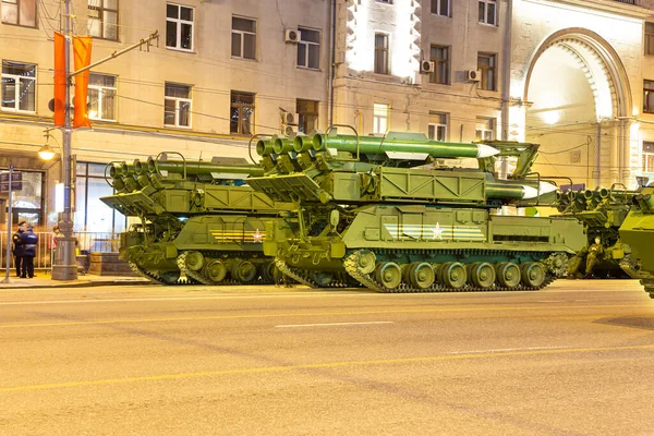 Moscow Rusland Mei 2015 Russische Wapens Repetitie Van Militaire Parade — Stockfoto