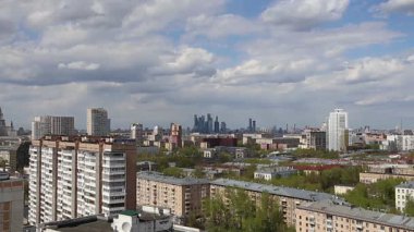 Moskova ve Rusya 'nın hava manzarası