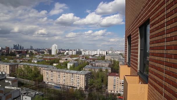 Luchtfoto Van Moskou Rusland — Stockvideo