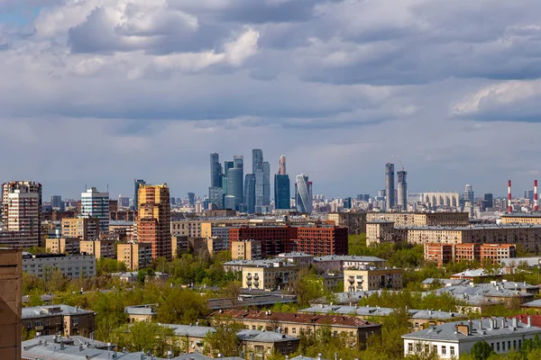 Aerial View Moscow Russia — Stock Photo, Image