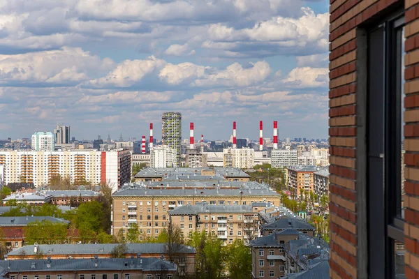 Luftaufnahme Von Moskau Russland — Stockfoto