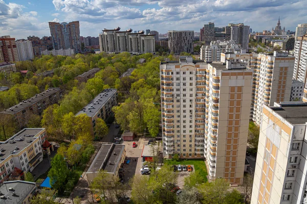 Moskova ve Rusya 'nın hava manzarası