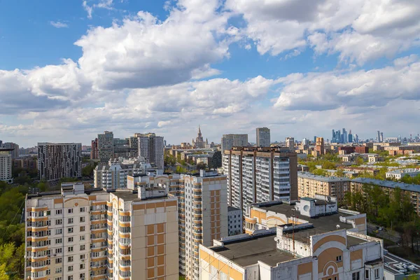 Moskova ve Rusya 'nın hava manzarası 