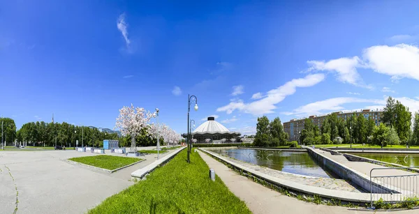 Moskau Russland Juni 2021 Blick Über Den Moskauer Staatszirkus Wernadskogo — Stockfoto