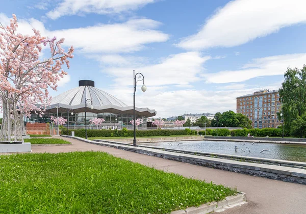 Moscow Rússia Junho 2021 Vista Sobre Circo Estatal Moscou Vernadskogo — Fotografia de Stock