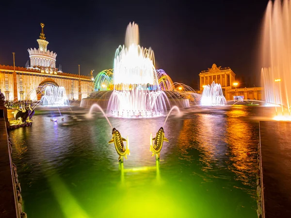 2019 Moscow Russia Augeight 2019 Fountain Stone Flower Vdnkh Vdnkh — 스톡 사진