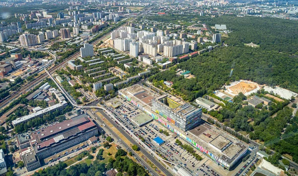 Moscow Russia July 2014 Spectacular Aerial View 340 Moscow View — Stock Photo, Image