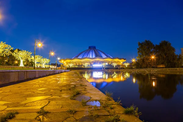 Moscou Russie Août 2021 Vue Sur Cirque National Moscou Sur Photos De Stock Libres De Droits