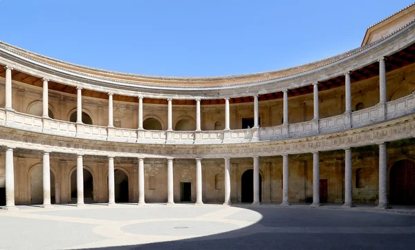 Renaissance palace of Carlos V, Alhambra, Granada, Spain — Stock Photo, Image