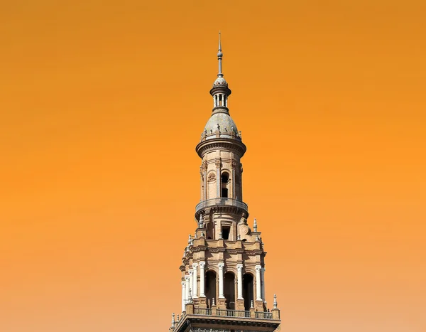 Famous Plaza de Espana (was the venue for the Latin American Exhibition of 1929 )  - Spanish Square in Seville, Andalusia, Spain — Stock Photo, Image