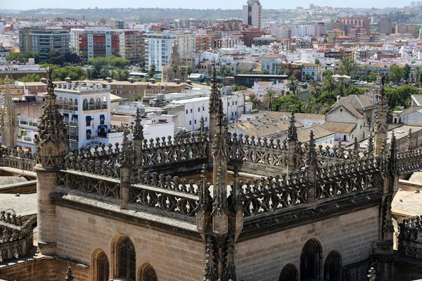 Katedra Sewilli - Katedra Najświętszej Maryi Panny na Zobacz, Andaluzja, Hiszpania — Zdjęcie stockowe