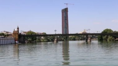 Guadalquivir Nehri, Sevilla, Andalusia, Güney İspanya